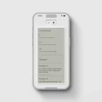 Screenshot einer App auf einem Smartphone. Die App zeigt oben Statistiken über verschiedene Zeiträume (z.B. 24h, 7 Tage, 30 Tage) und unten einen Verlauf mit Einträgen, die jeweils eine Punktzahl ("Punkte: 8") und eine kurze Notiz (z.B. "Ich habe schlecht geschlafen...") enthalten.